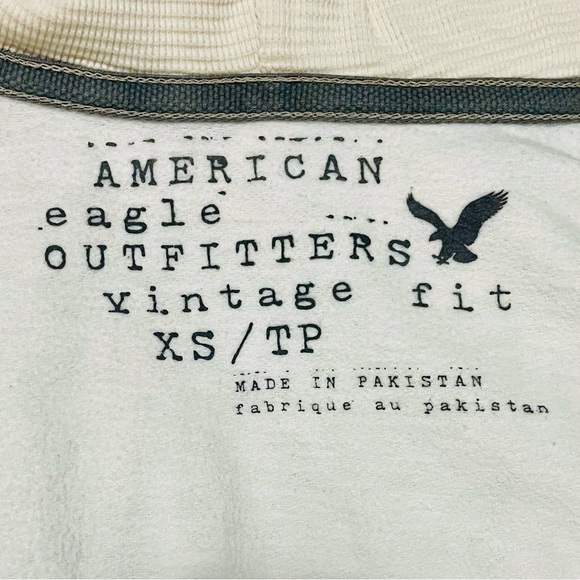 American Eagle Outfitters Full Zip Hoodie Vintage Fit. Size XS - Picture 6 of 9